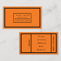 Einfache moderne Neon Fluorescent Orange