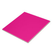 Einfache moderne Neon Fluorescent Pink Fliese (Seite)