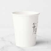 Einfache moderne Neutral-Dusche mit Zwillingen Bab Pappbecher (Rechts)