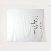 Einfache, moderne, neutrale Babydusche Wandteppich (Vorderseite (Horizontal))