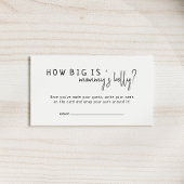 Einfache moderne, neutrale Größe der Mommys Bly Ca Platzkarte