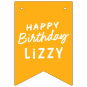 Einfache, moderne, nicht-Foto-Begrüßung Wimpelkette (Zweite Fahne)