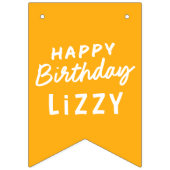 Einfache, moderne, nicht-Foto-Begrüßung Wimpelkette (Dritte Fahne)