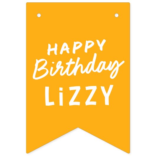 Einfache, moderne, nicht-Foto-Begrüßung Wimpelkette (Zweite Fahne)