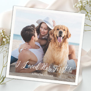 Einfache moderne Niedliche Foto Funny Pet Hund Hoc Serviette