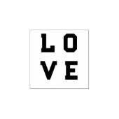 Einfache moderne Niedliche LIEBE Holzkunst Briefma Gummistempel (Prägung)