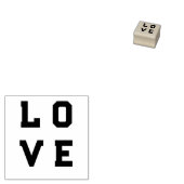 Einfache moderne Niedliche LIEBE Holzkunst Briefma Gummistempel (Stempel)