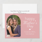 Einfache moderne Niedliche Mama Happy Mothers Day (Vorne/Hinten)