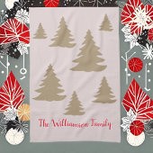 Einfache moderne, niedliche, neutrale Kabinenschri Geschirrtuch