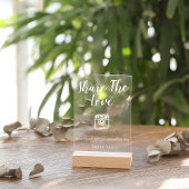 Einfache moderne Niedliche Social Media Sharing Si Acrylschild