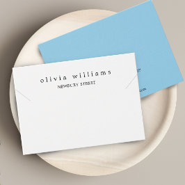 Einfache, moderne Notebook-Karte