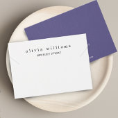 Einfache, moderne Notebook-Karte