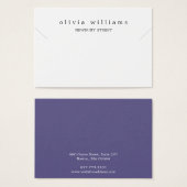 Einfache, moderne Notebook-Karte (Vorne & Hinten)