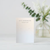 Einfache moderne Ombre Earring Juwelier Display Visitenkarte (Stehend Vorderseite)