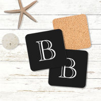 Einfache, moderne, originale Chic Letter Black and