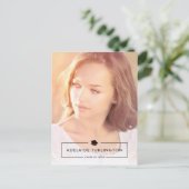 Einfache moderne Overlay Vollständiger Foto Abschl Postkarte (Stehend Vorderseite)