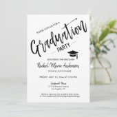 Einfache moderne Partei für die Minimalistische Sk Einladung (Stehend Vorderseite)