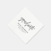 Einfache moderne Partei für die Minimalistische Sk Serviette (Ecke)