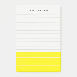 Einfache moderne Pastell-Colorblock Post-it Klebezettel