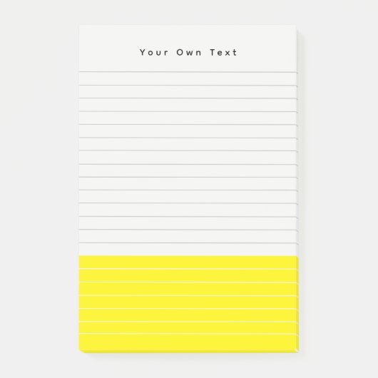 Einfache moderne Pastell-Colorblock Post-it Klebezettel (Vorderseite)