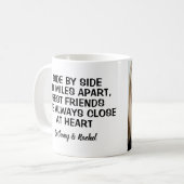 Einfache moderne Personalisierte BESTE FREUNDIN Be Kaffeetasse (Vorderseite Links)