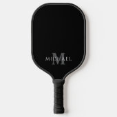 Einfache moderne Personalisierte Bezeichnung Initi Pickleball Schläger (Vorderseite)
