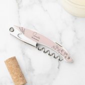 Einfache moderne Personalisierte Bridesmaid-Blumen Kellnermesser