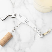 Einfache moderne Personalisierte Bridesmaid-Floral Kellnermesser