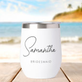 Einfache, moderne Personalisierte Bridesmaid-Initi