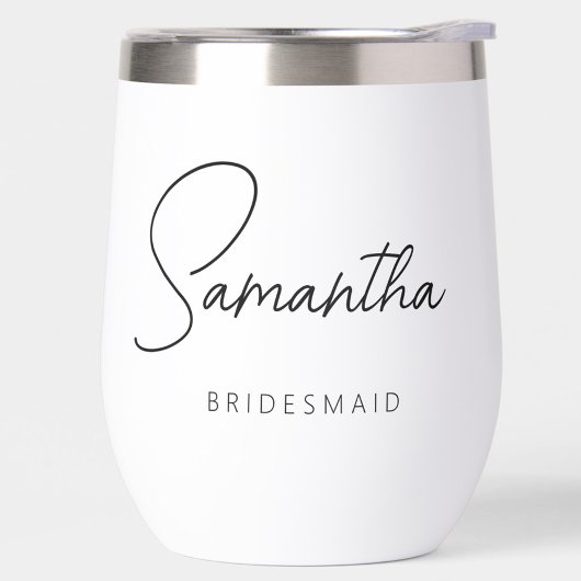 Einfache, moderne Personalisierte Bridesmaid-Initi