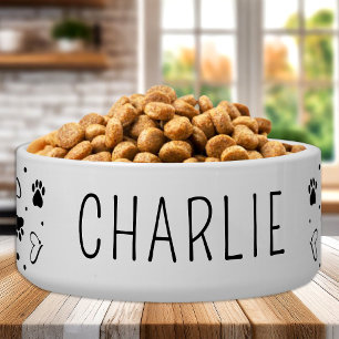 Einfache moderne Personalisierte Hundekatze Napf