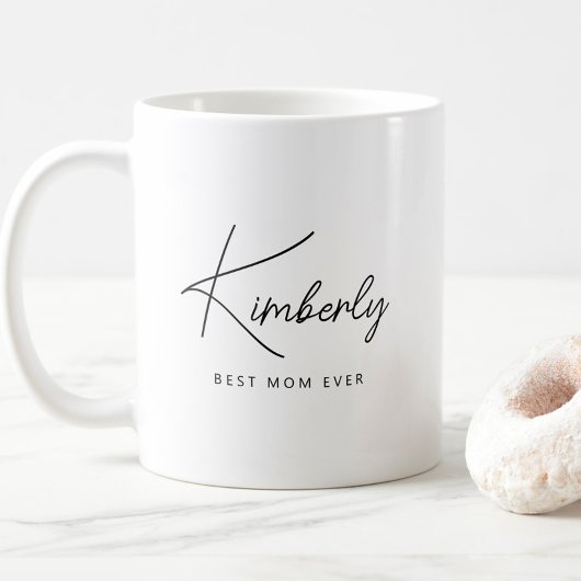 Einfache moderne Personalisierte Mama je Kaffeetasse