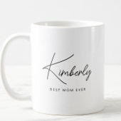 Einfache moderne Personalisierte Mama je Kaffeetasse