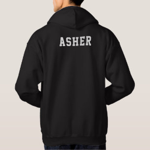 Einfache moderne Personalisierte Mit Monogramm Hoodie