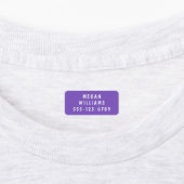 Einfache, moderne Personalisierte Namensverkleidun Etiketten (Befestigt)