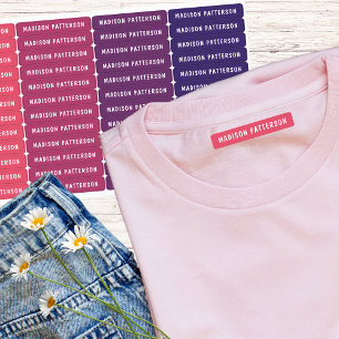 Einfache, moderne Personalisierte Namensverkleidun Etiketten