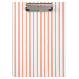 Einfache, moderne Pfirsichleiste Klemmbrett