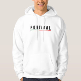 Einfache Moderne Portugal Art Letter Flag Souvenir Hoodie