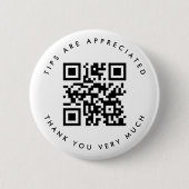 Einfache moderne QR Code Tipp Button (Vorderseite)