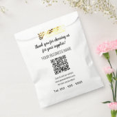 Einfache, moderne QR-Codes begünstigen Flaggen Geschenktütchen (Versiegelt)