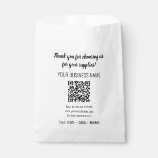 Einfache, moderne QR-Codes begünstigen Flaggen Geschenktütchen