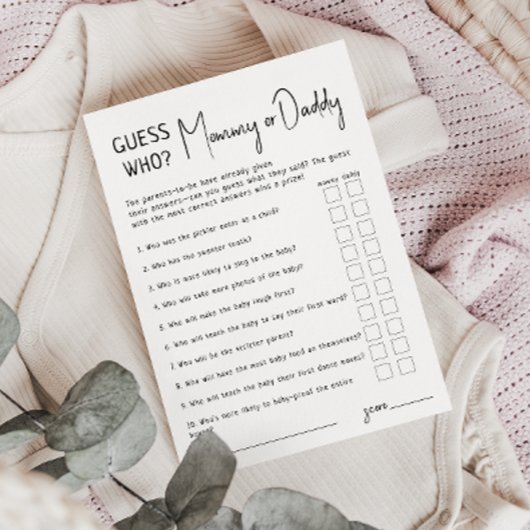 Einfache, moderne Ratgeber, wer Mama- oder Daddy-K Einladung