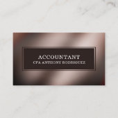 Einfache moderne Rechnungsführung Beruflich Visitenkarte (Vorderseite)