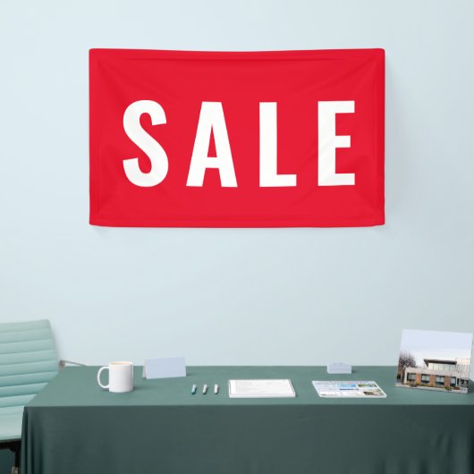 Einfache, moderne Red Sale Store Banner (Messeveranstaltung)