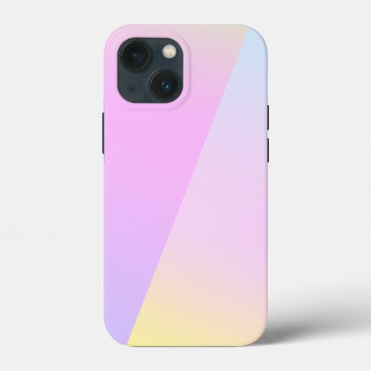 Einfache moderne Regenbogenfarben Wasserfarbe Case-Mate iPhone Hülle (Rückseite)