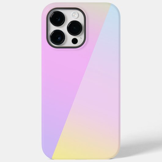 Einfache moderne Regenbogenfarben Wasserfarbe Case-Mate iPhone Hülle (Rückseite)
