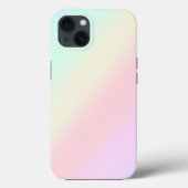 Einfache moderne Regenbogenfarben Wasserfarbe Case-Mate iPhone Hülle (Rückseite)