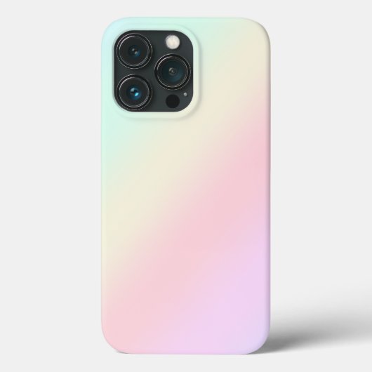 Einfache moderne Regenbogenfarben Wasserfarbe Case-Mate iPhone Hülle (Rückseite)