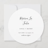 Einfache moderne Reserva La Fecha | Spanisch Schwa Save The Date (Vorderseite)