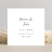 Einfache moderne Reserva La Fecha | Spanisch Schwa Save The Date